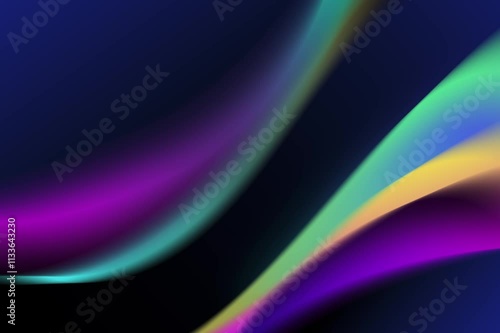 Animation Stylish abstract Background wave design with fluid curves and vibrant hues
