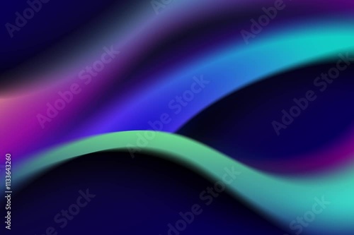 Animation Stylish abstract Background wave design with fluid curves and vibrant hues
