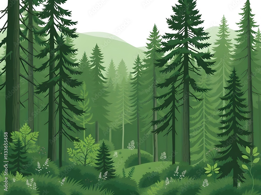 Fototapeta premium forest in the forest