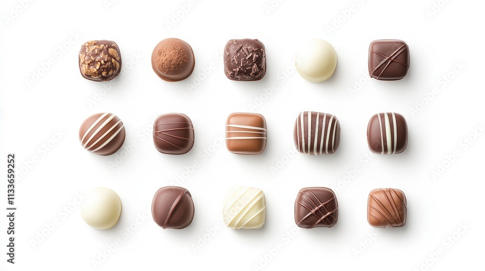 Assorted Chocolates in Beautiful Arrangement Assorted Chocolates in Beautiful Arrangement