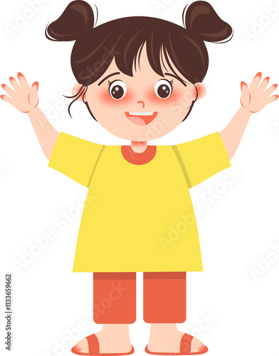 Illustrations of Characters with Various Expressions