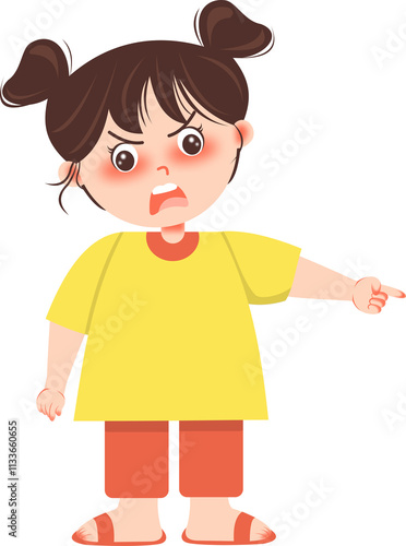 Illustrations of Characters with Various Expressions