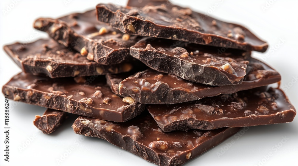 Decadent Assorted Dark Chocolate Pieces with Nutty Crunch Decadent Assorted Dark Chocolate Pieces with Nutty Crunch