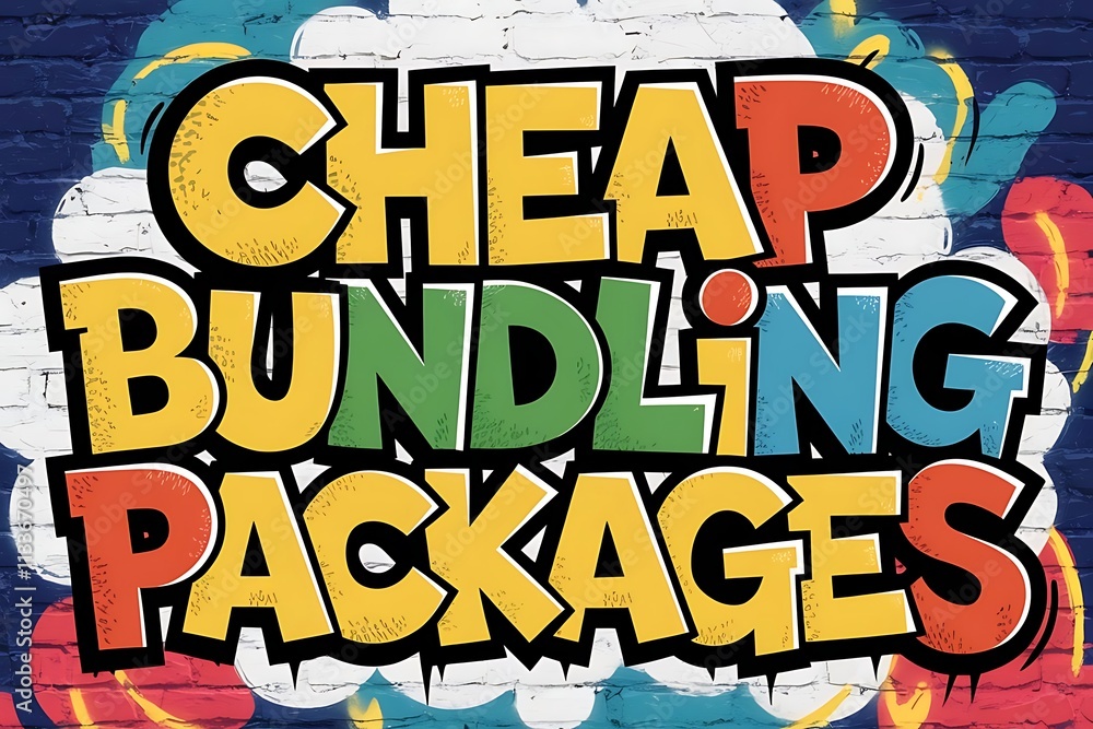 Cheap Bundling Packages Graffiti Art Design Cheap Bundling Packages Graffiti Art Design