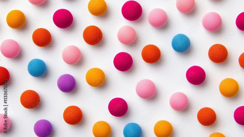 Whimsical geometric layout of scattered, colorful circles against a white backdrop, featuring a hand-drawn texture Whimsical geometric layout of scattered, colorful circles against a white backdrop, featuring a hand-drawn texture