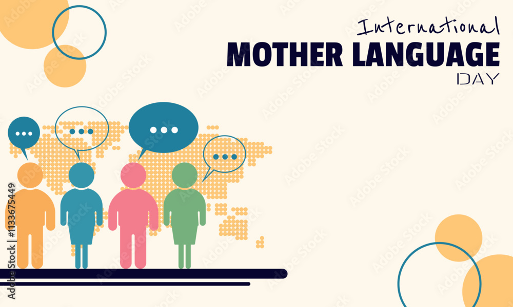 International Mother Language Day Template. People in the world speak different languages International Mother Language Day Template. People in the world speak different languages