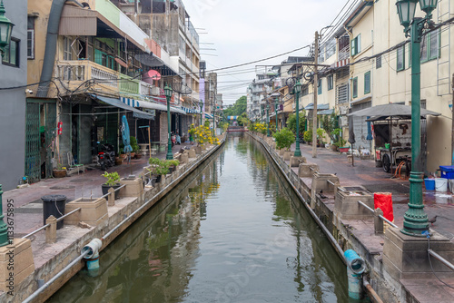 Lot Wat Ratchabophit - canal in Bangkok, Thailand