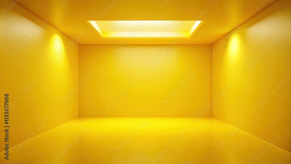 Abstract Yellow Room with Light Background, yellow room Abstract Yellow Room with Light Background, yellow room