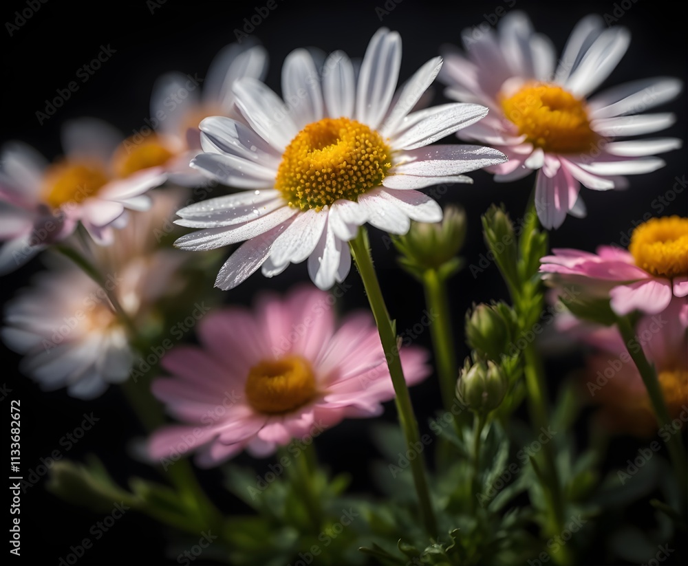 Obraz premium daisies in a garden