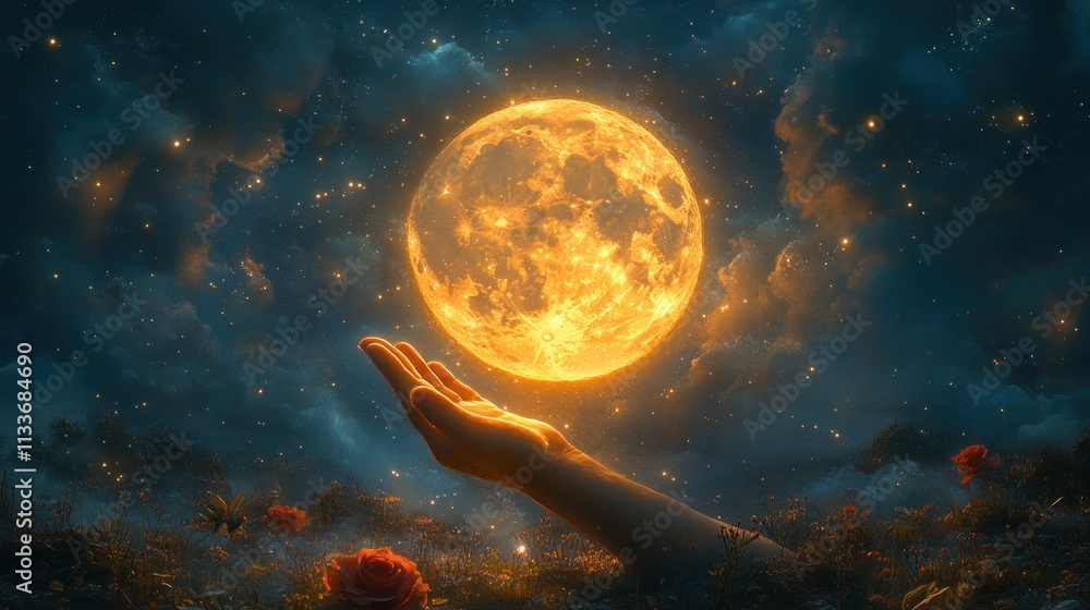 Holding the Celestial Orb: A Night's Dream Holding the Celestial Orb: A Night's Dream