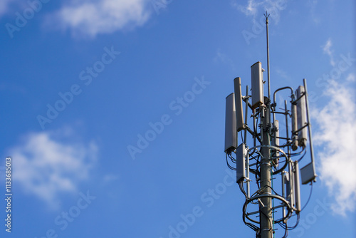 mobile phone tower cell phone threat electromagnetic reception frequencies waves gms information flood mobile radio system radio relay harmful smog radiation telephone telecommunications unhealthy