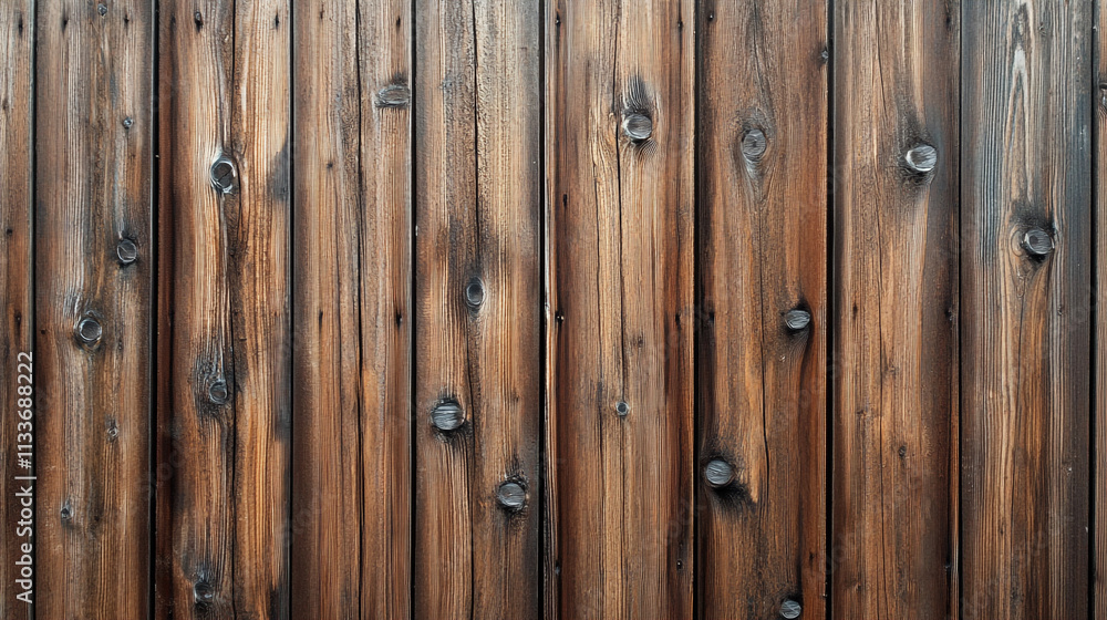 Rustic wooden wall with rich textures and natural imperfections in warm tones Rustic wooden wall with rich textures and natural imperfections in warm tones