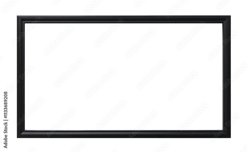 black frame isolated, cutout black frame isolated, cutout