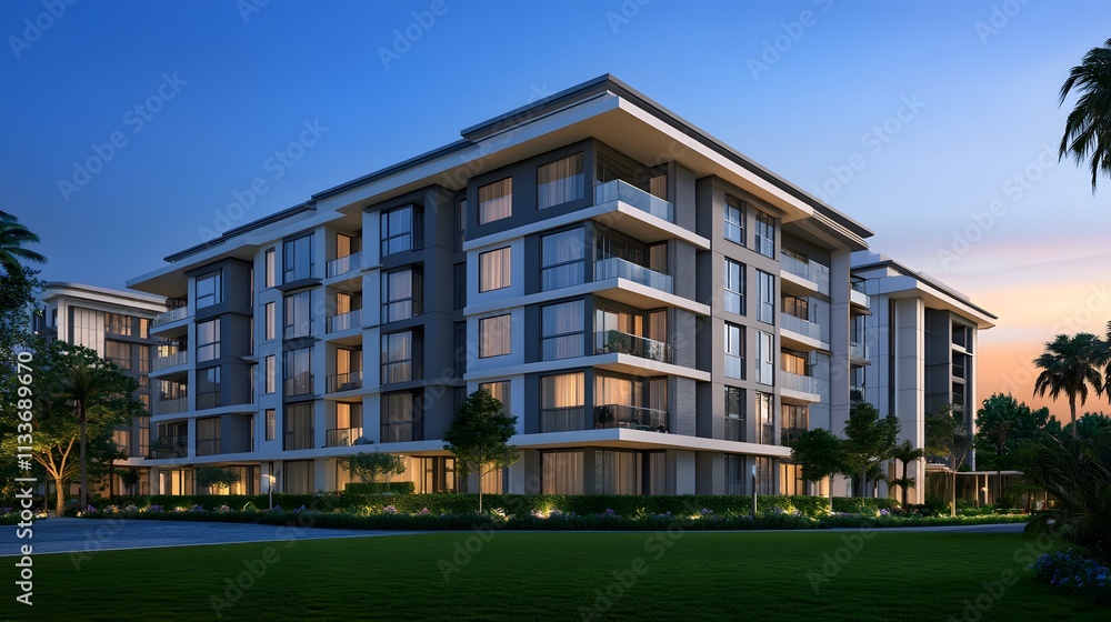 custom made wallpaper toronto digitalModern Apartment Building Or Apartment Complex