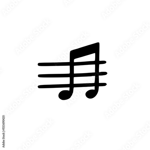 A Symphony of Symbols: An Exquisite Collection of Musical Notation Icons Reflecting the Art, Rhythm, Melody, and Harmony Found in Every Genre, Celebrating Music’s Universal Culture