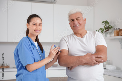 Diabetic mature man with do...