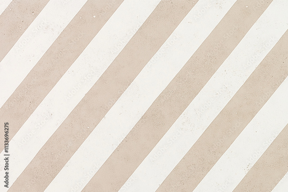 Fototapeta premium Light gray and white diagonal stripes create calm and modern aesthetic, perfect for various design applications. This pattern adds subtle elegance to any space