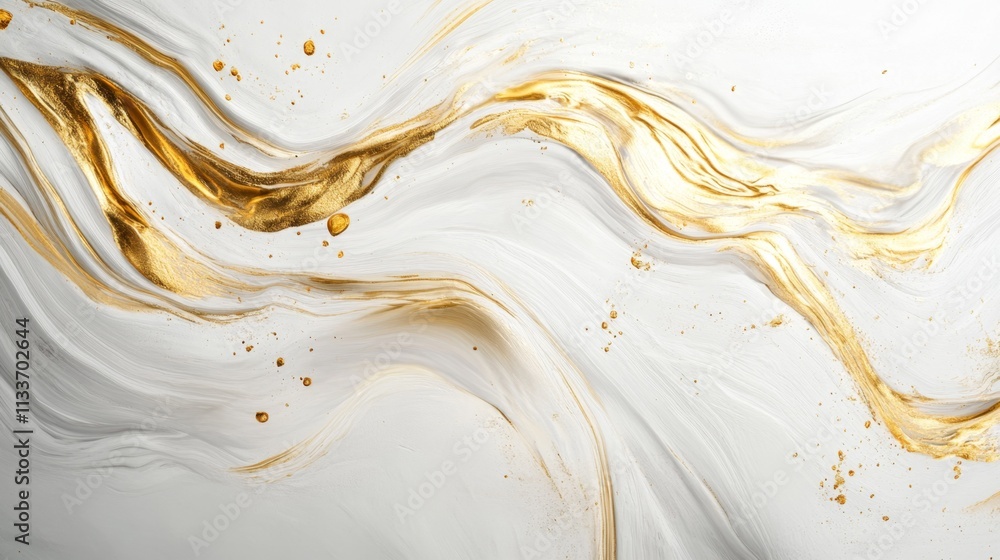 Dynamic gold and white abstract artwork modern gallery digital composition minimalist aesthetic close-up view creative concept Dynamic gold and white abstract artwork modern gallery digital composition minimalist aesthetic close-up view creative concept