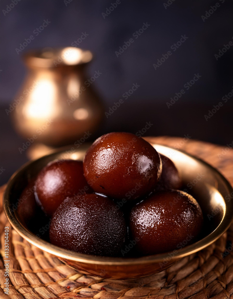 Kala Jamun or Black Gulab Jamun is a delicious and juicy sweet snack Kala Jamun or Black Gulab Jamun is a delicious and juicy sweet snack