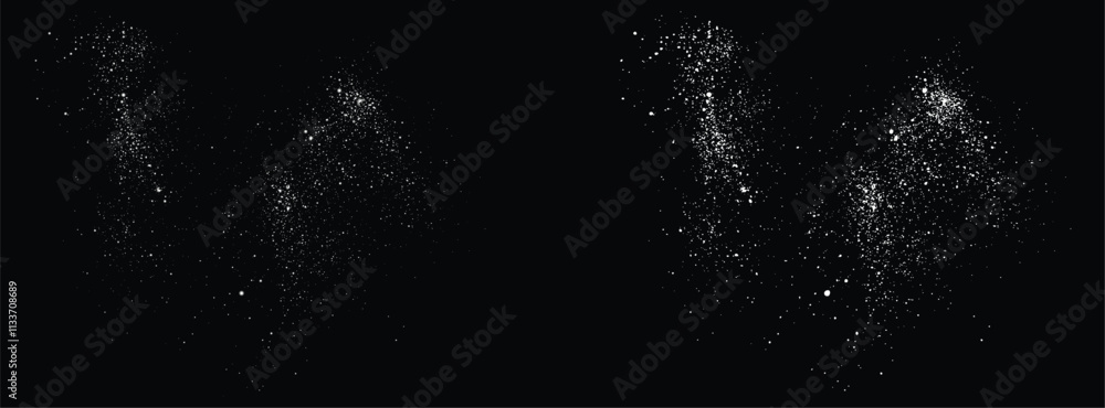Obraz premium Snowfall vector isolated luxury background design