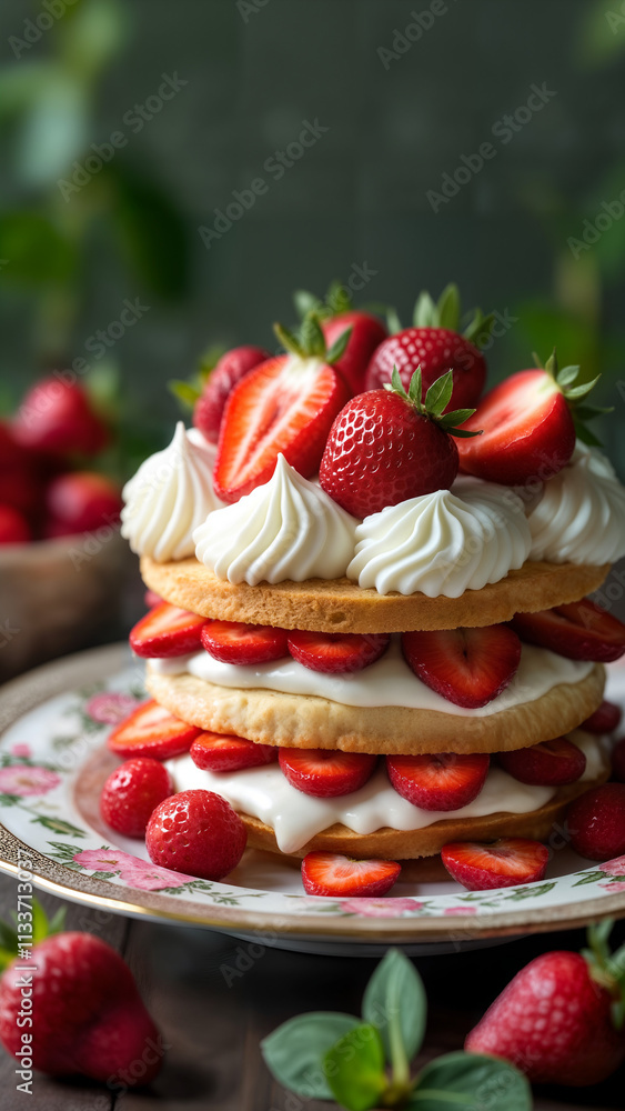 Delicious Strawberry Shortcake Dessert Delicious Strawberry Shortcake Dessert