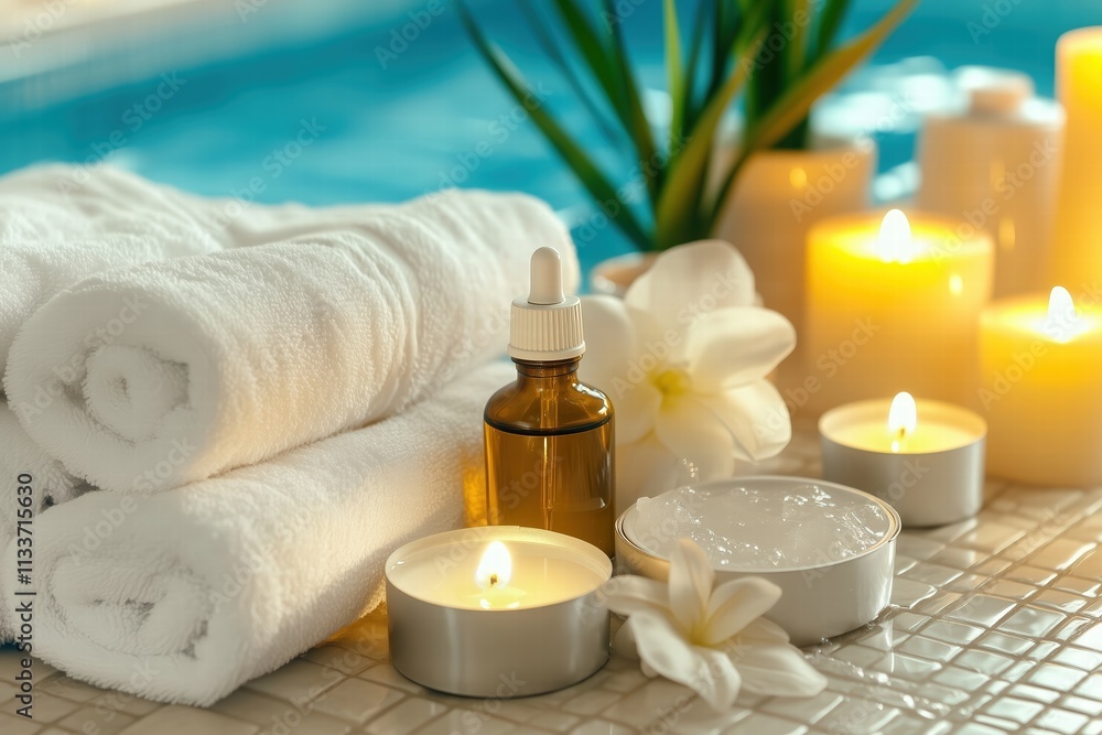 Luxurious Spa Essentials Captured by Generative Ai Luxurious Spa Essentials Captured by Generative Ai