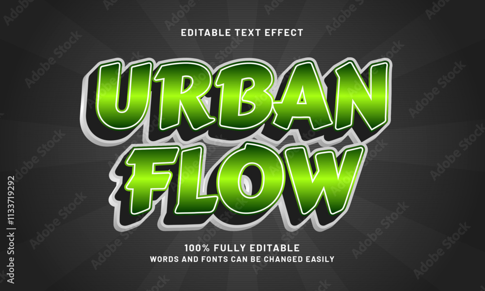 urban flow editable text effects with a street and art theme urban flow editable text effects with a street and art theme