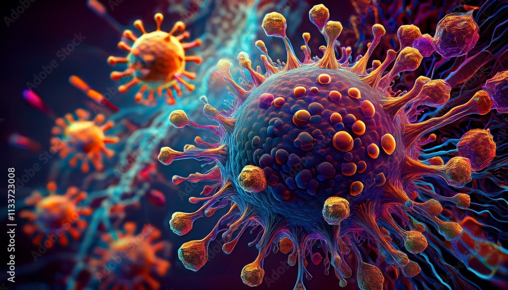 Interference with host cell functions by viruses. Interference with host cell functions by viruses.