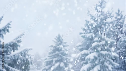 Wallpaper Mural Winter Wonderland Scenery with Snow-covered Trees in a Serene Landscape, Perfect for Capturing the Tranquility of Nature during the Cold Season Torontodigital.ca