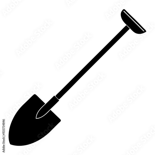 shovel isolated on white background