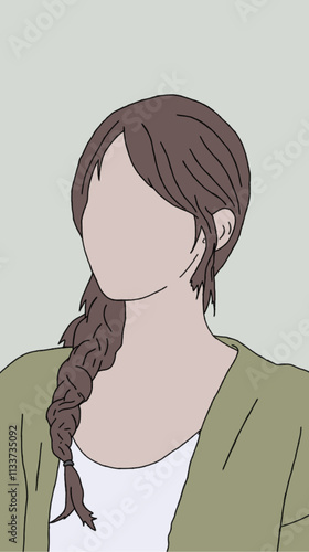 A woman who is looking at something 