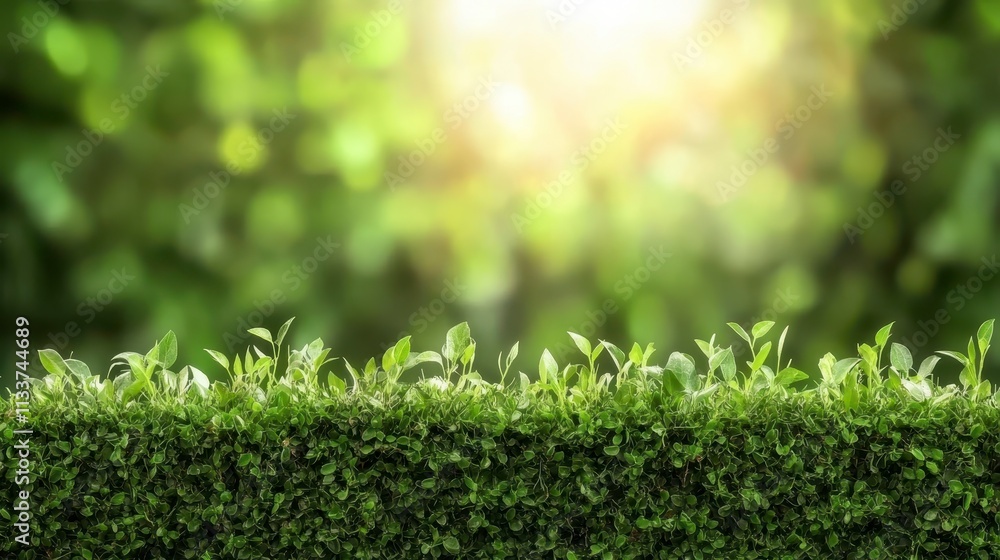 Lush Green Spring Plants Nature Background Greenery Lush Green Spring Plants Nature Background Greenery