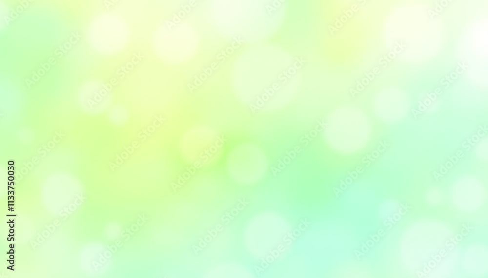 Soft Pastel Green Yellow Bokeh Background Blurred Lights Spring Theme Soft Pastel Green Yellow Bokeh Background Blurred Lights Spring Theme