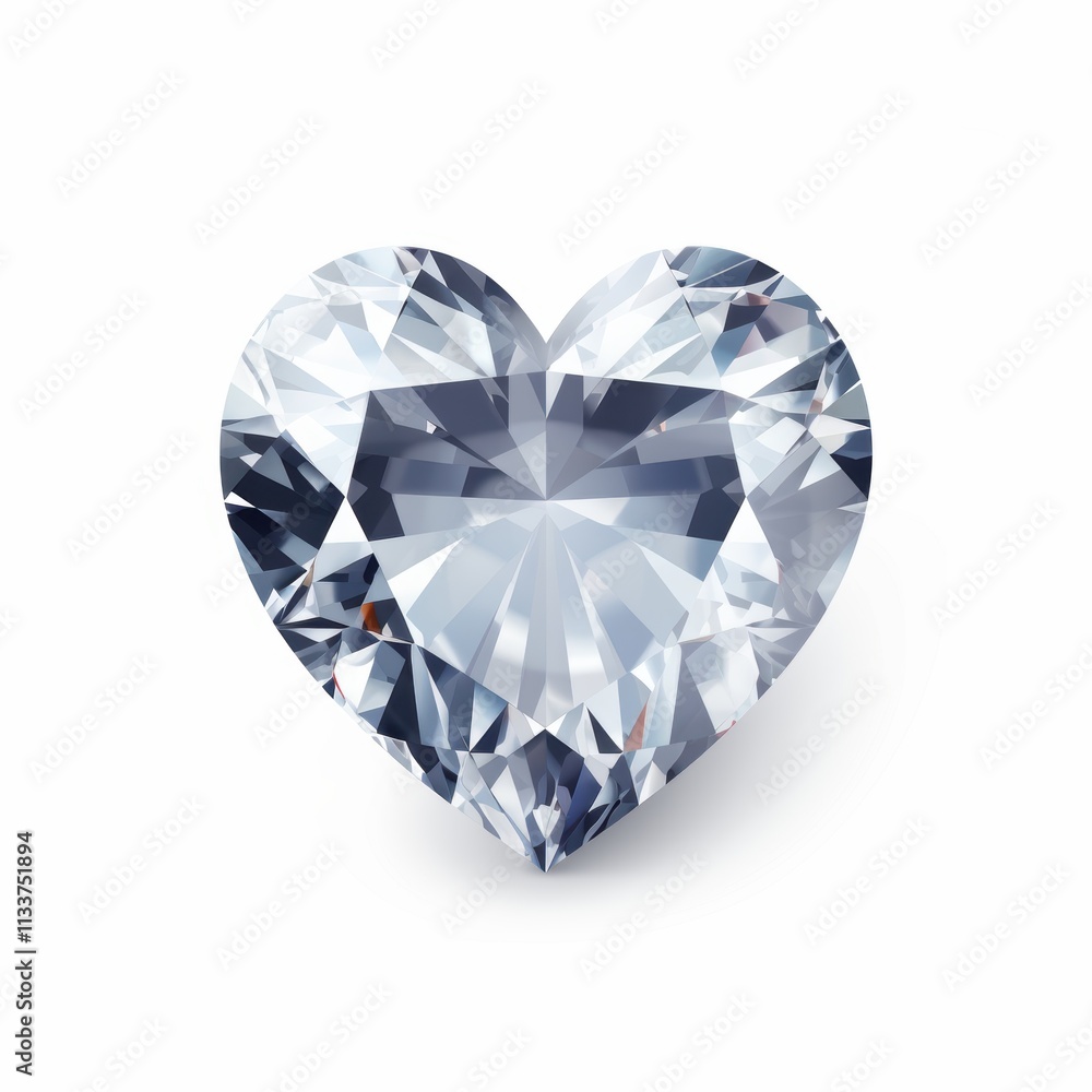 Heart-Shaped Diamond Gemstone Heart-Shaped Diamond Gemstone