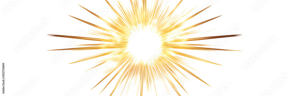 Fototapeta premium the sun in the form of heart, transparent background, PNG files