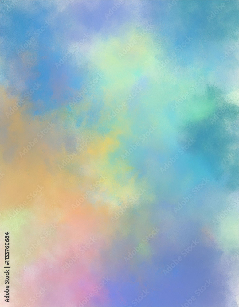 The image shows a cloudy, colorful background. It appears to be a textured backdrop or photo The image shows a cloudy, colorful background. It appears to be a textured backdrop or photo