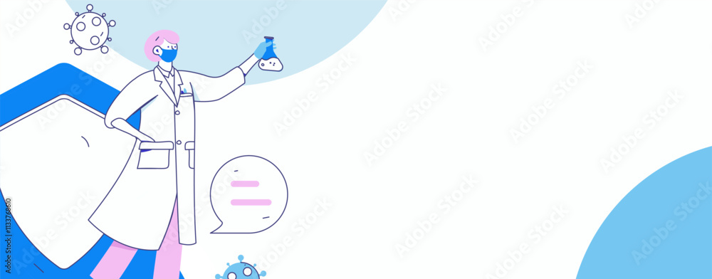Doctor examines patient flat vector concept operation hand drawn illustration
Doctor examines patient flat vector concept operation hand drawn illustration