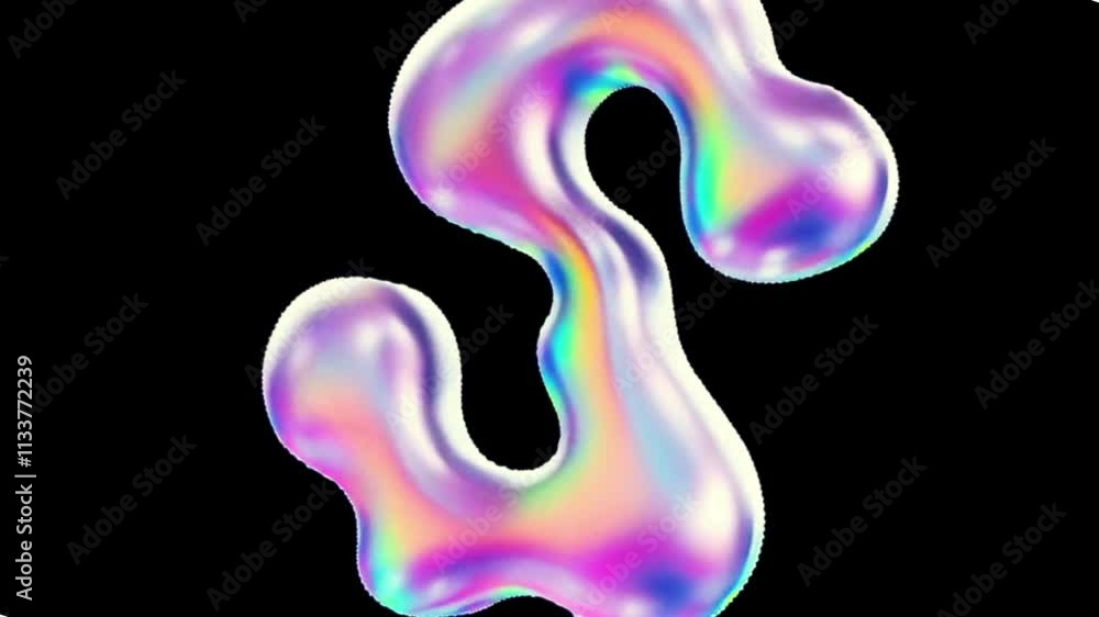 Multi colored wavy iridescent geometric motion surface. Vivid abstract background. Holographic waves motion graphic design. 3d rendering digital seamless loop animation. 4K resolution Multi colored wavy iridescent geometric motion surface. Vivid abstract background. Holographic waves motion graphic design. 3d rendering digital seamless loop animation. 4K resolution