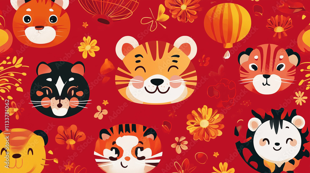 chinese new year pattern chinese new year pattern