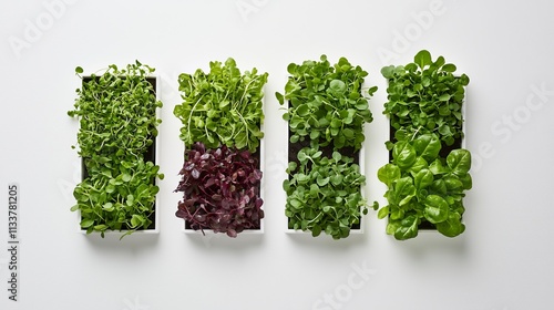 Microgreens cultivation techniques for indoor urban gardens infographic photo