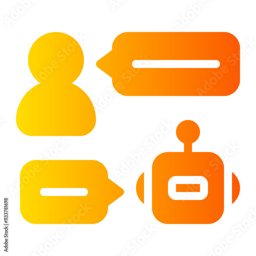 chatbot gradient icon