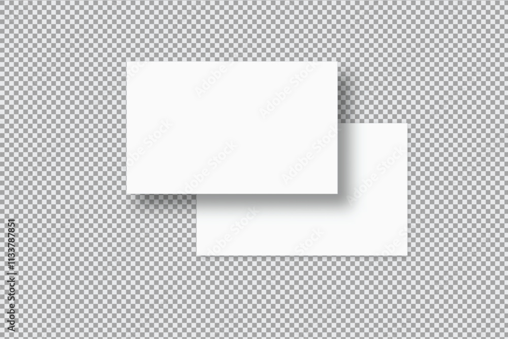 Blank realistic business card, gift card or credit card on transparent background. Mockup empty for presentation branding, corporate identity, invitation card, stationery, document, voucher. Vector
Blank realistic business card, gift card or credit card on transparent background. Mockup empty for presentation branding, corporate identity, invitation card, stationery, document, voucher. Vector