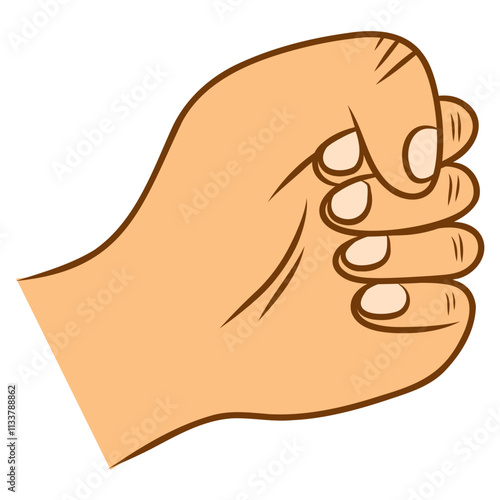 fist and punch hand gesture illustration
