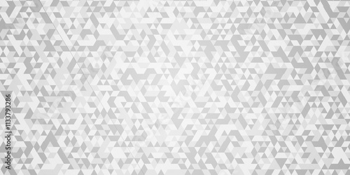 Vector geometric seamless white, gray cube square low polygon texture wallpaper. abstract surface creative diamond pattern corporate. Black and gray polygon Mosaic triangle overlap texture background.