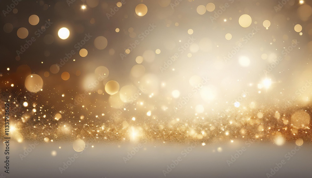 white glow with gold particle abstract bokeh background white glow with gold particle abstract bokeh background