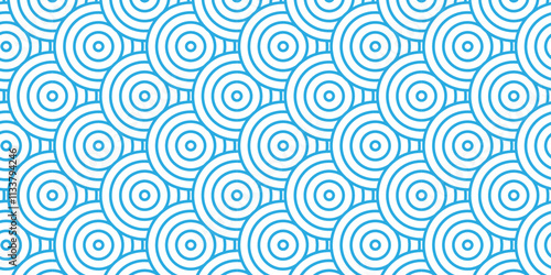 	
Overlapping creative diamond circle abstract blue pattern waves texture. geometric digital fabric pattern circles floral and spiral round use for template, material, element, ornament background.