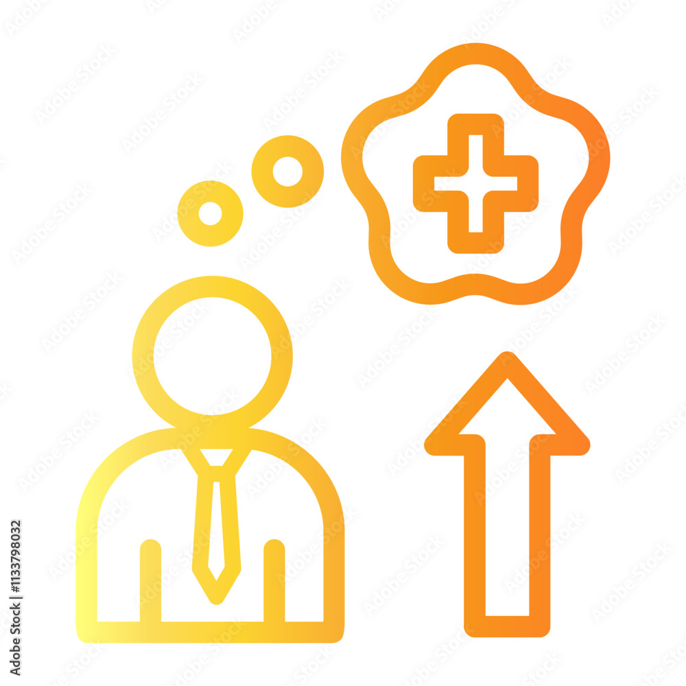 profesionalism Line Gradient Icon profesionalism Line Gradient Icon