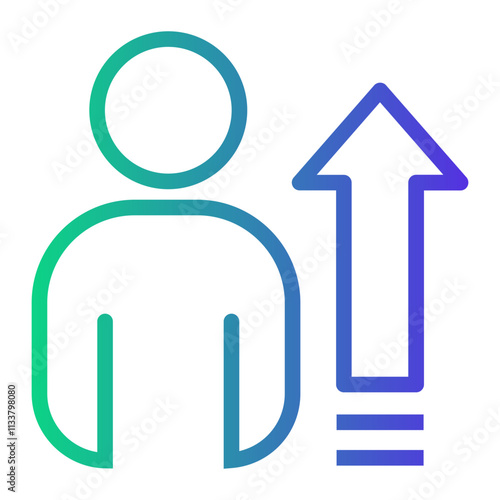 strategy Line Gradient Icon