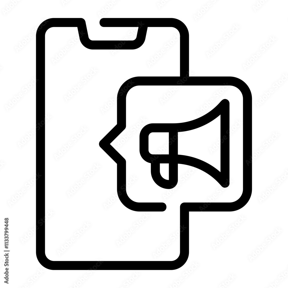 sms line icon sms line icon