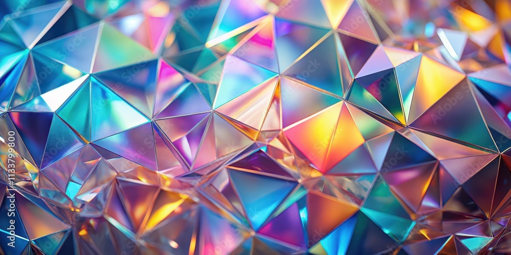 Iridescent crystal geometric abstract background, iridescent, crystal, geometric,abstract, background, design, vibrant Iridescent crystal geometric abstract background, iridescent, crystal, geometric,abstract, background, design, vibrant